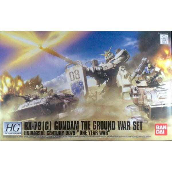 BANDAI MOBILE SUIT RX-79[G] GUNDAM THE GROUND WAR SET HG