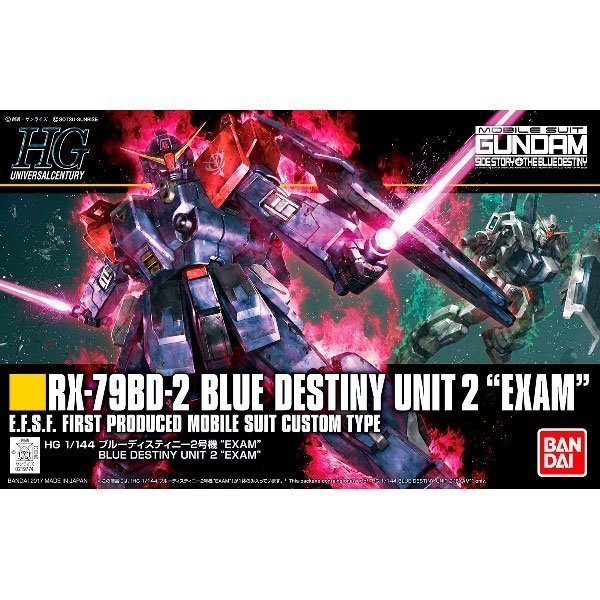 BANDAI HG MOBILE SUIT RX-79BC-2 BLUE DESTINY UNIT 2 