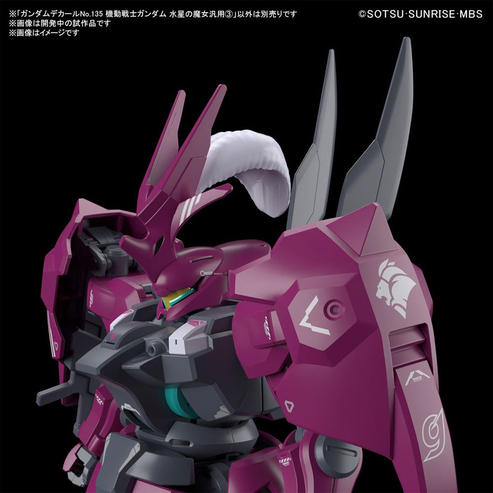 BANDAI GD134 GUNDAM DECAL THE WITCH FROM MERCURY 3