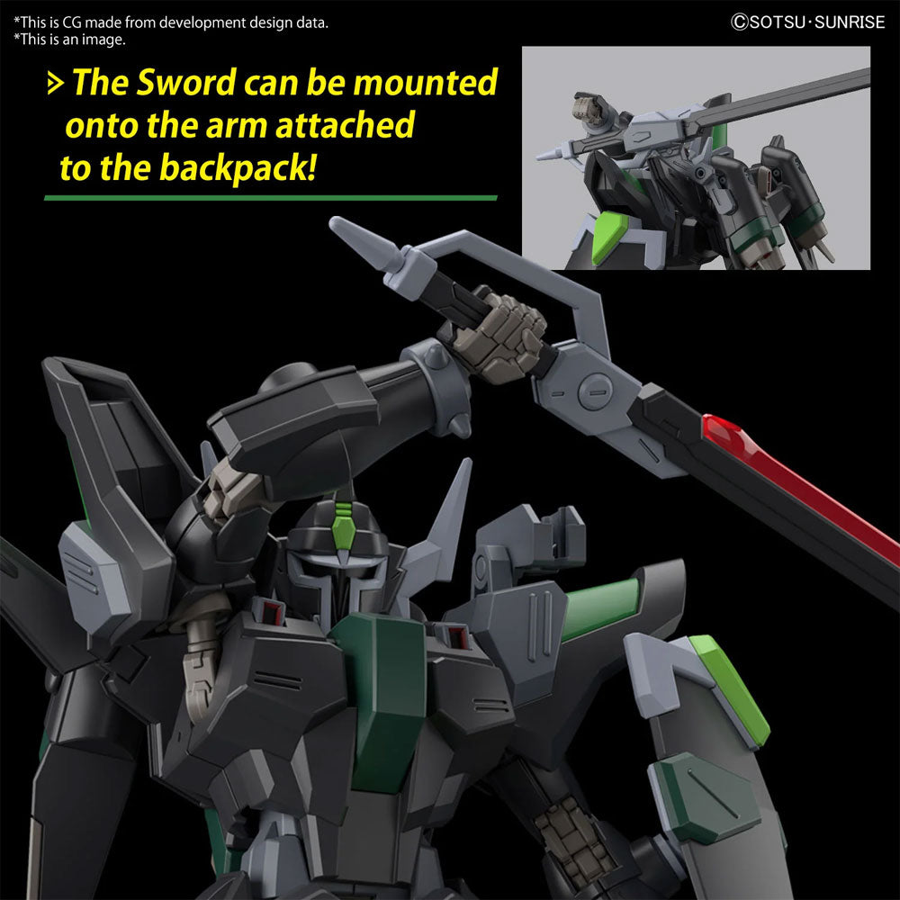 BANDAI HG BLACK KNIGHT SQUAD RUD-RO.A GRIFFIN ARBALEST CUSTOM