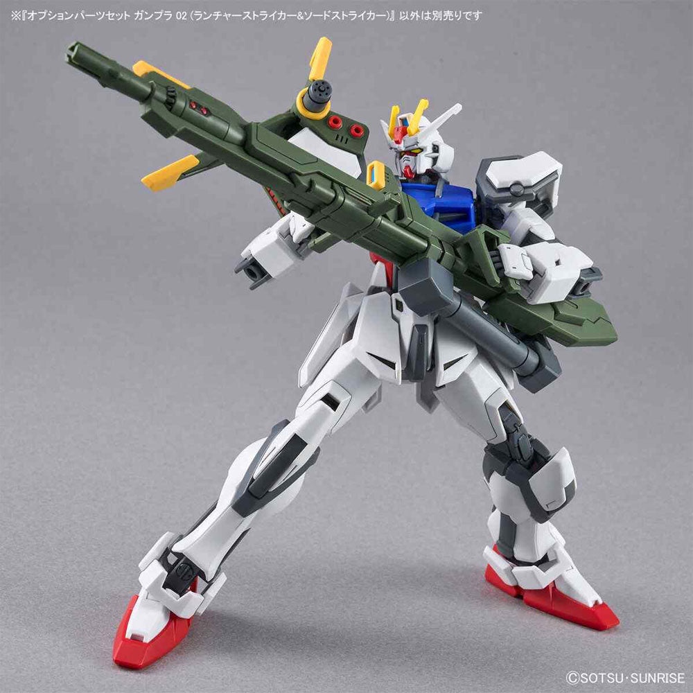 BANDAI GUNDAM OPTIONAL PARTS SET GUNPLA 02 LAUNCHER STRIKER & SWORD STRIKER
