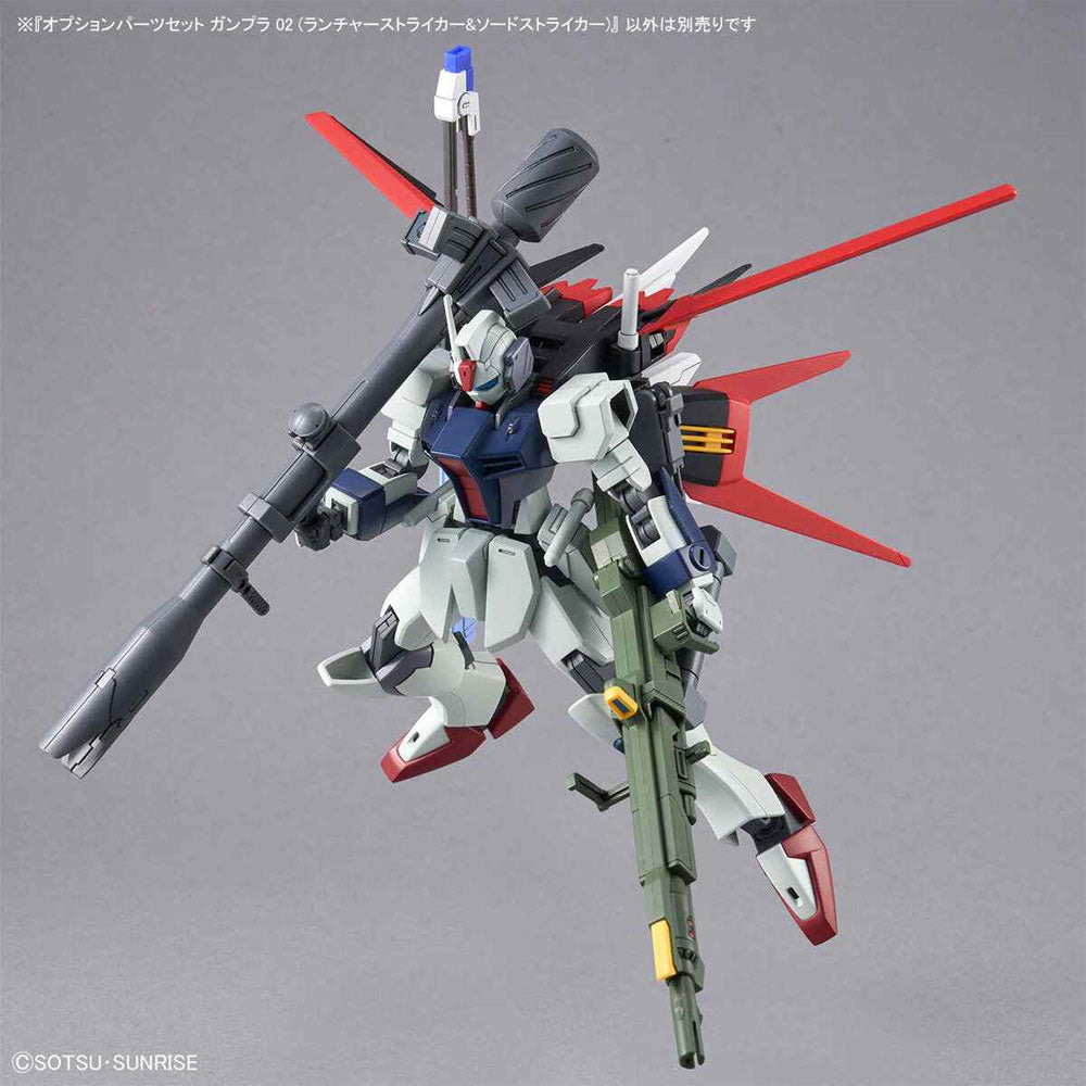 BANDAI GUNDAM OPTIONAL PARTS SET GUNPLA 02 LAUNCHER STRIKER & SWORD STRIKER