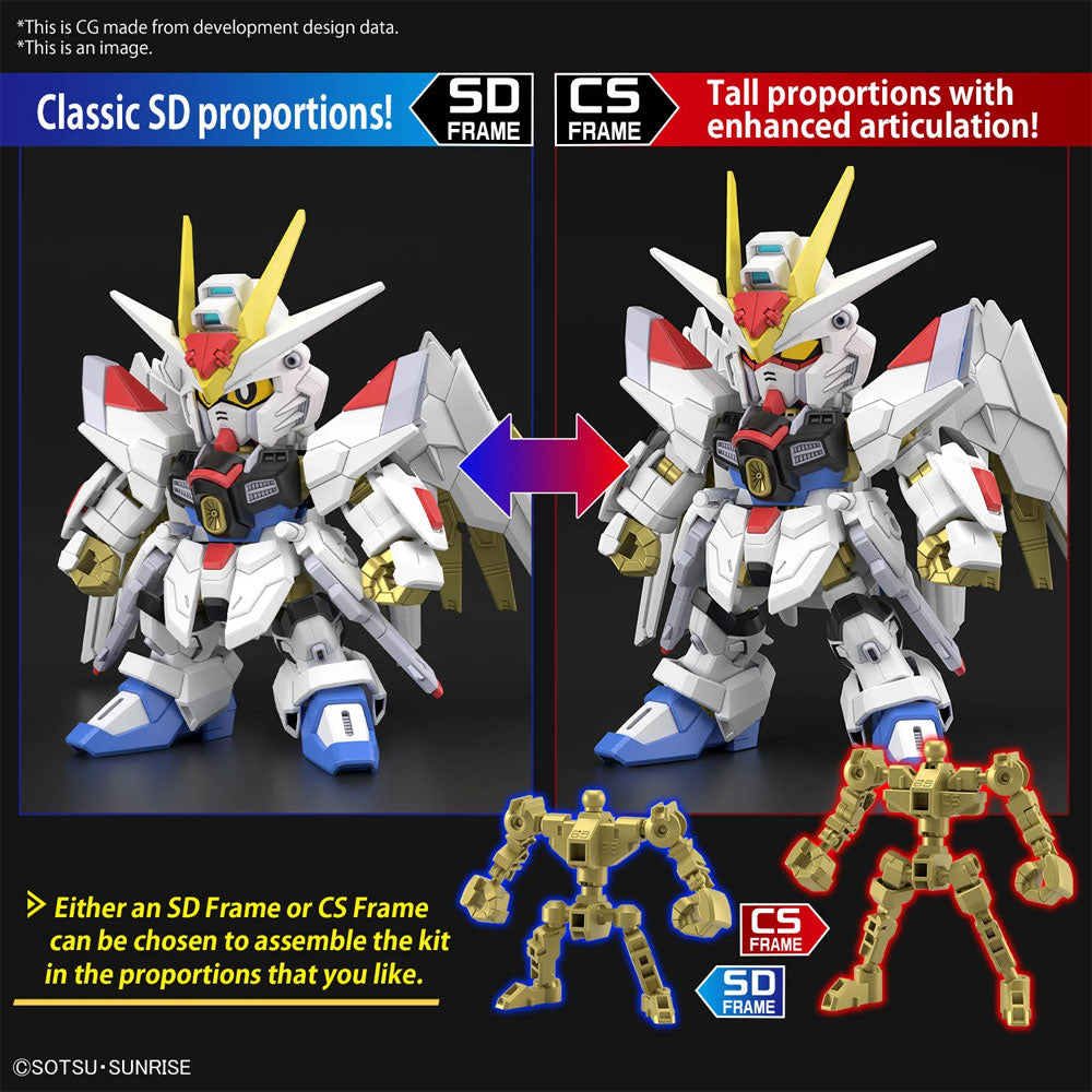 BANDAI SD GUNDAM CROSS SILHOUETTE MIGHTY STRIKE FREEDOM GUNDAM