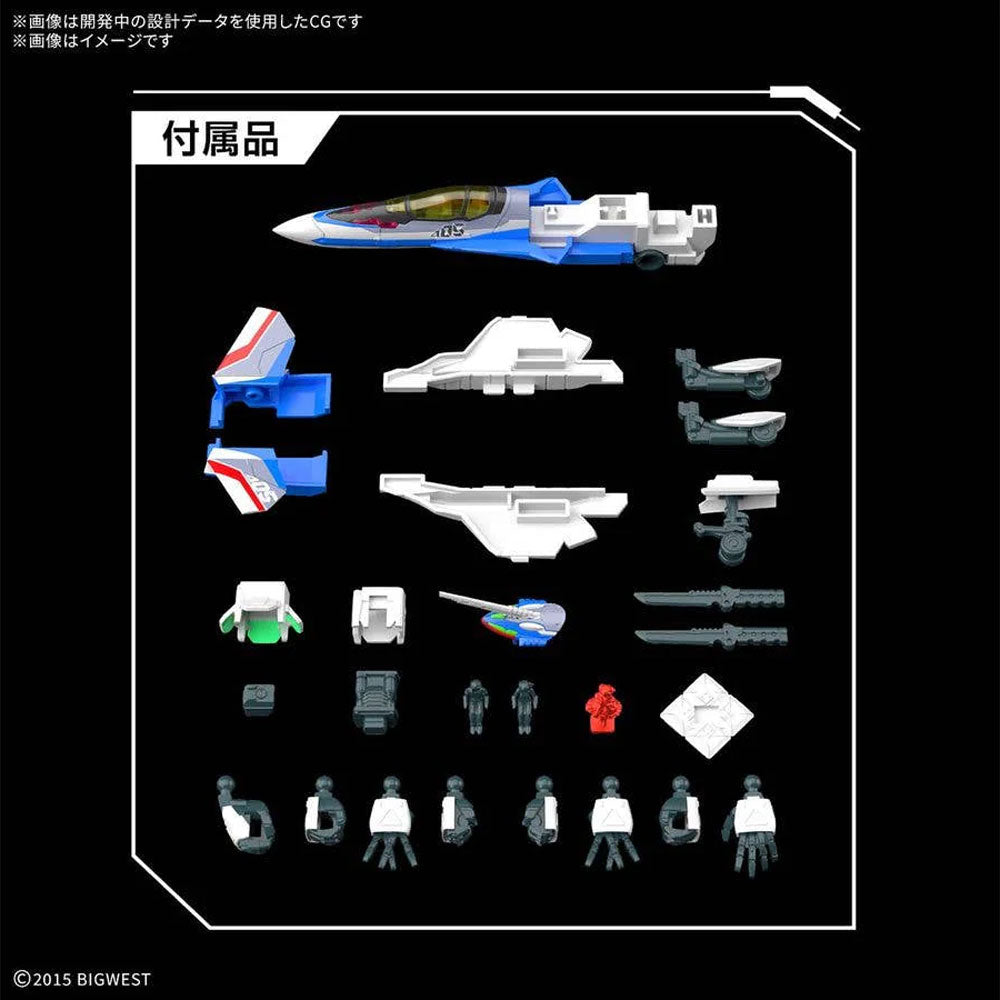 BANDAI HG  VF-31J SIEGFRIED HAYATE IMMELMAN