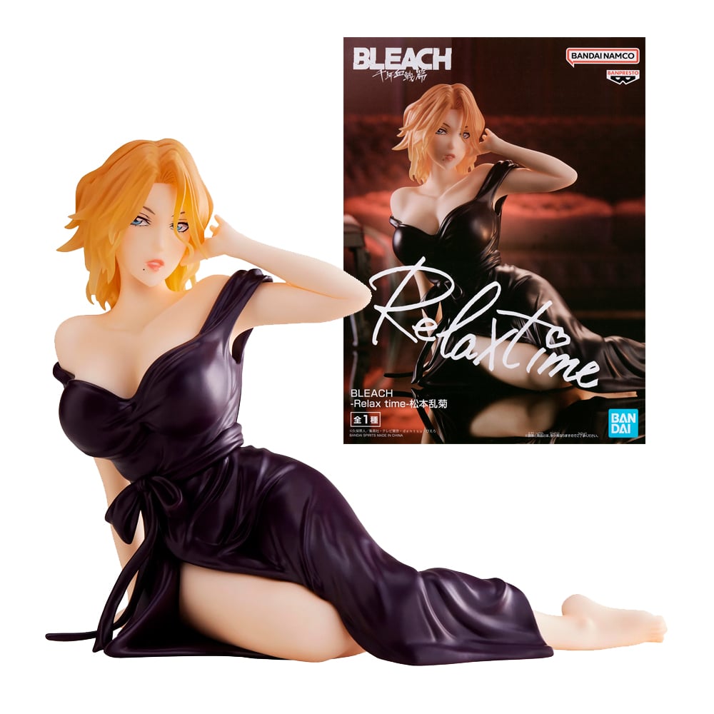 FIGURA RANGIKU MATSUMOTO BLEACH RELAX TIME | BANPRESTO