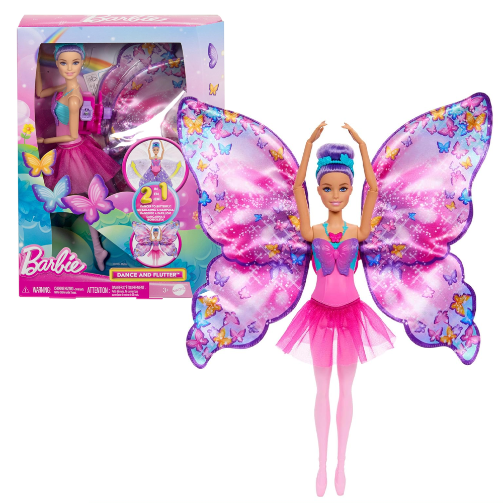 BARBIE MARIPOSA BAILARINA 2 EN 1 | MATTEL