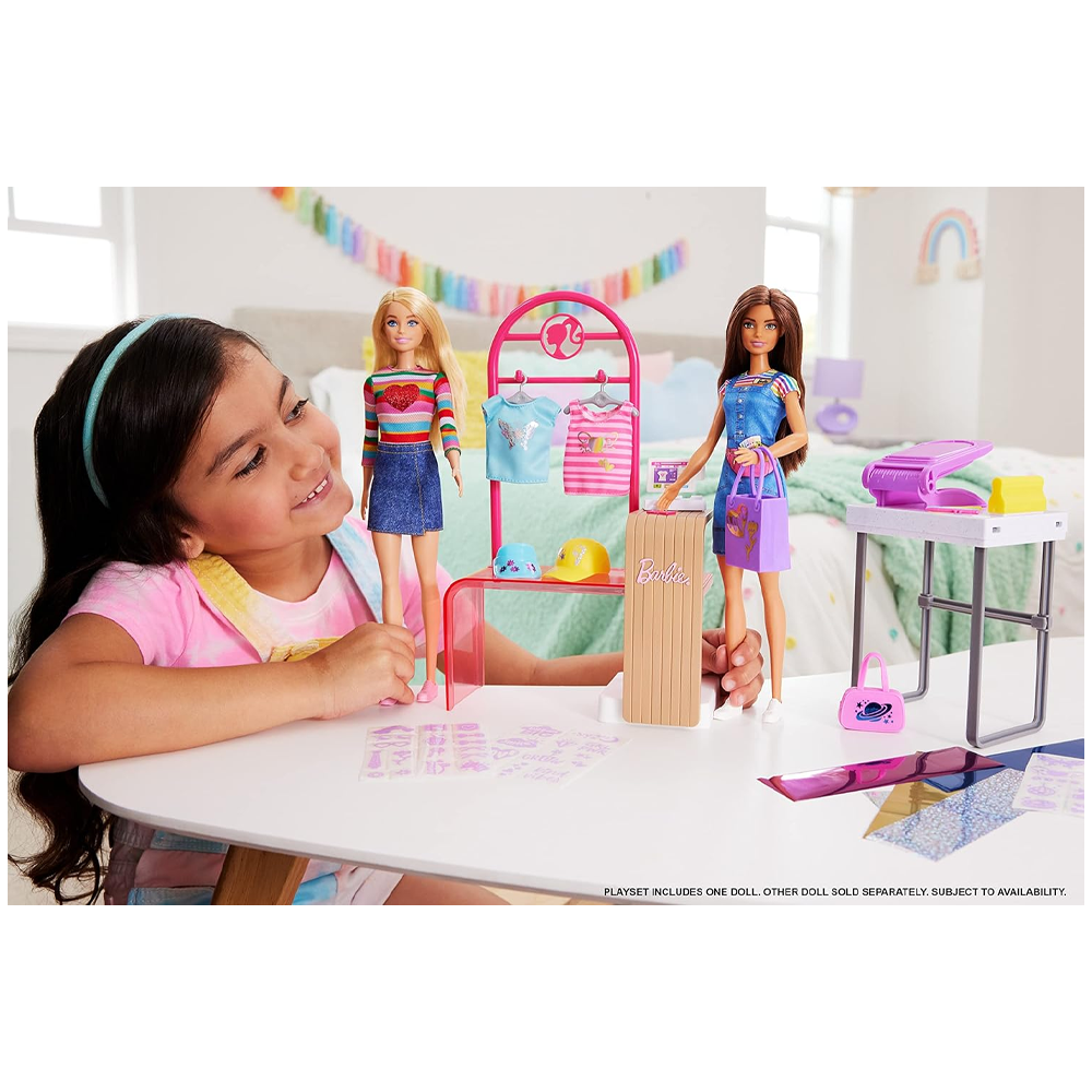 BARBIE DISEÑADORA DE MODAS ESTUDIO DE ESTAMPADOS | MATTEL