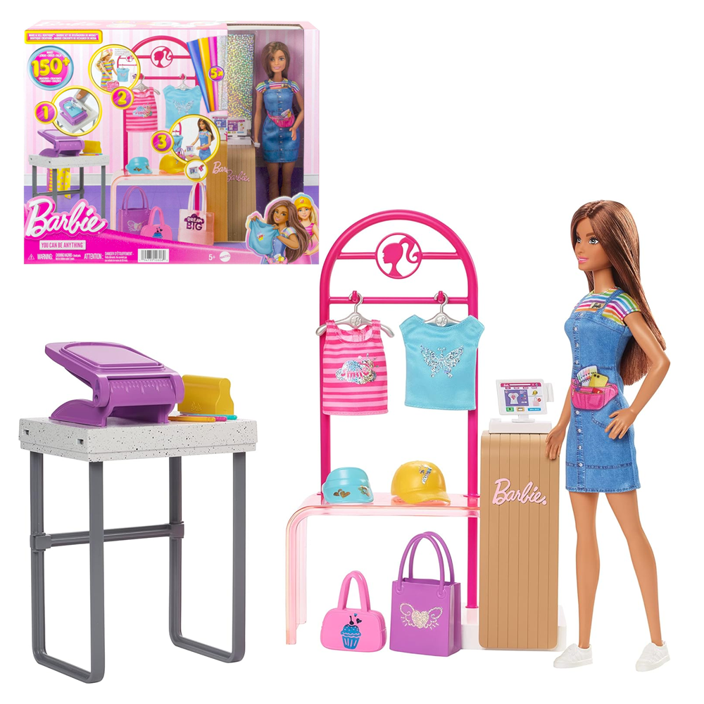 BARBIE DISEÑADORA DE MODAS ESTUDIO DE ESTAMPADOS | MATTEL