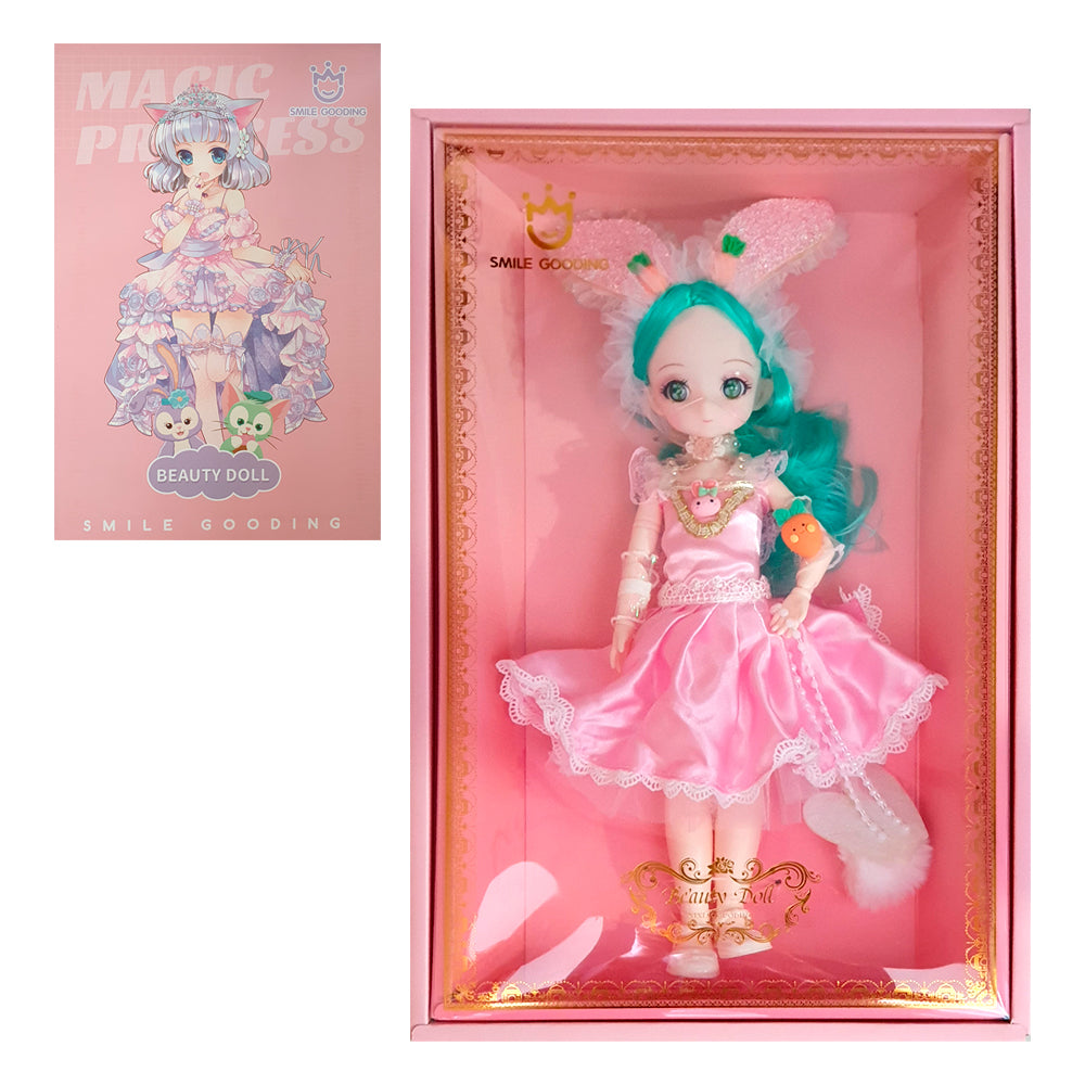 MUÑECA TRADICIONAL PINK BUNNY BEAUTY DOLL