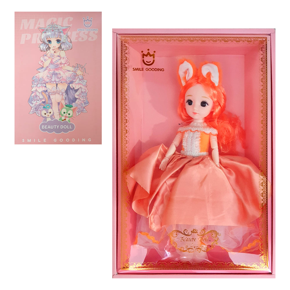 MUÑECA TRADICIONAL ORANGE PRINCESS BEAUTY DOLL