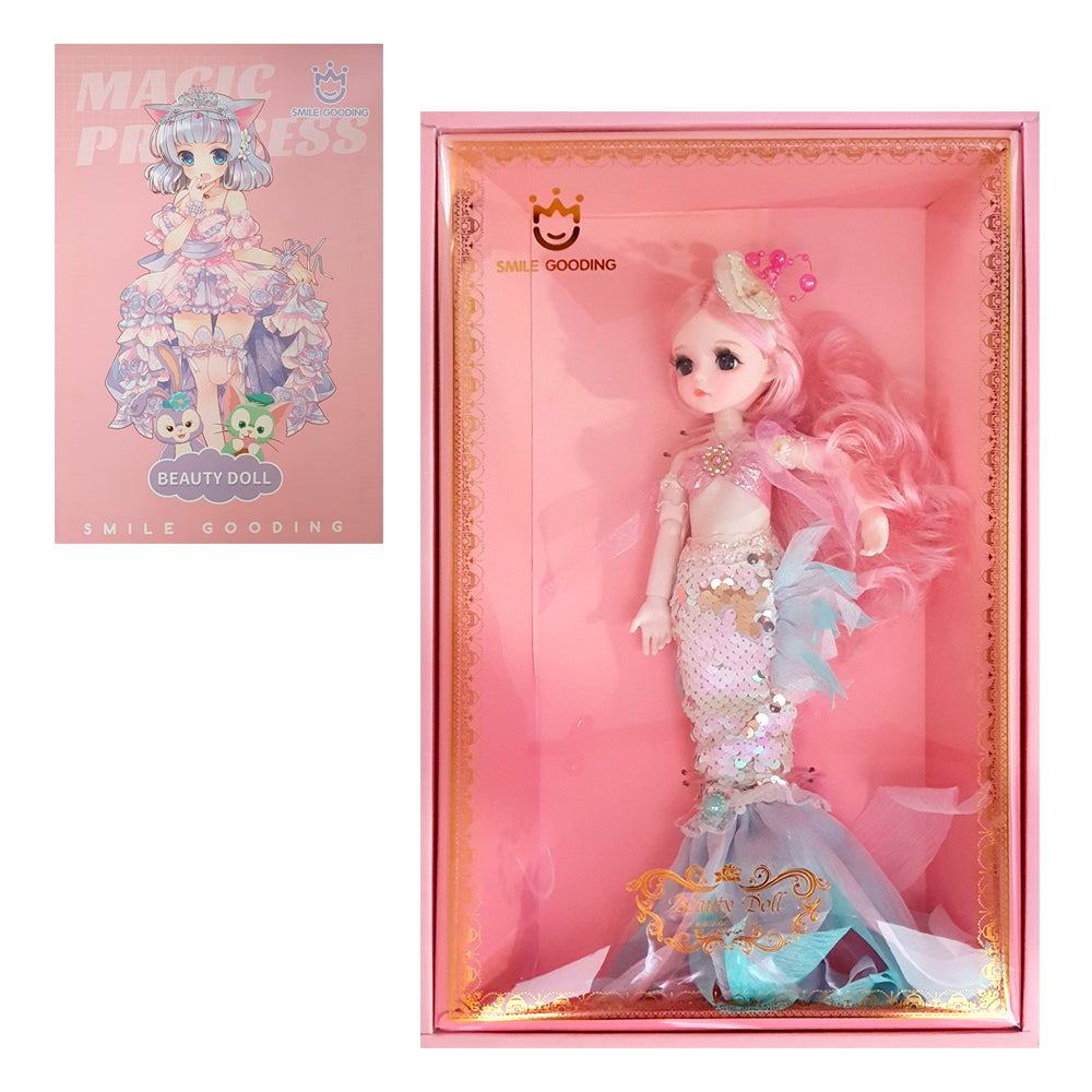 MUÑECA TRADICIONAL CUTIE MERMAID BEAUTY DOLL