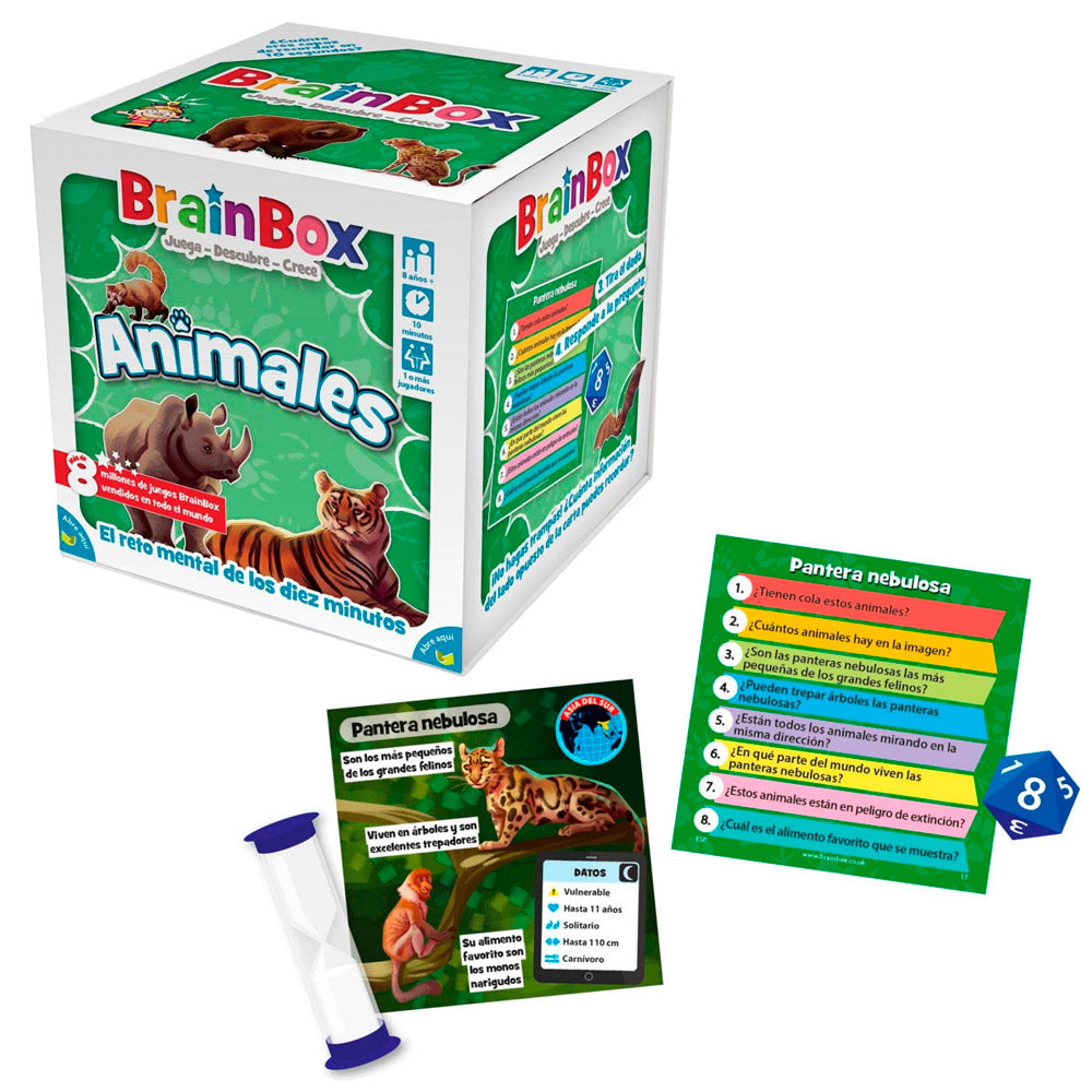 JUEGO DE MESA BRAINBOX ANIMALES