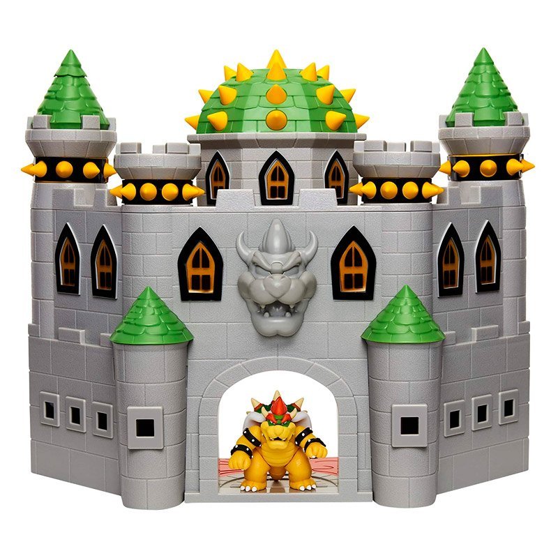 PLAY SET CASTILLO DELUXE DE BOWSER SUPER MARIO