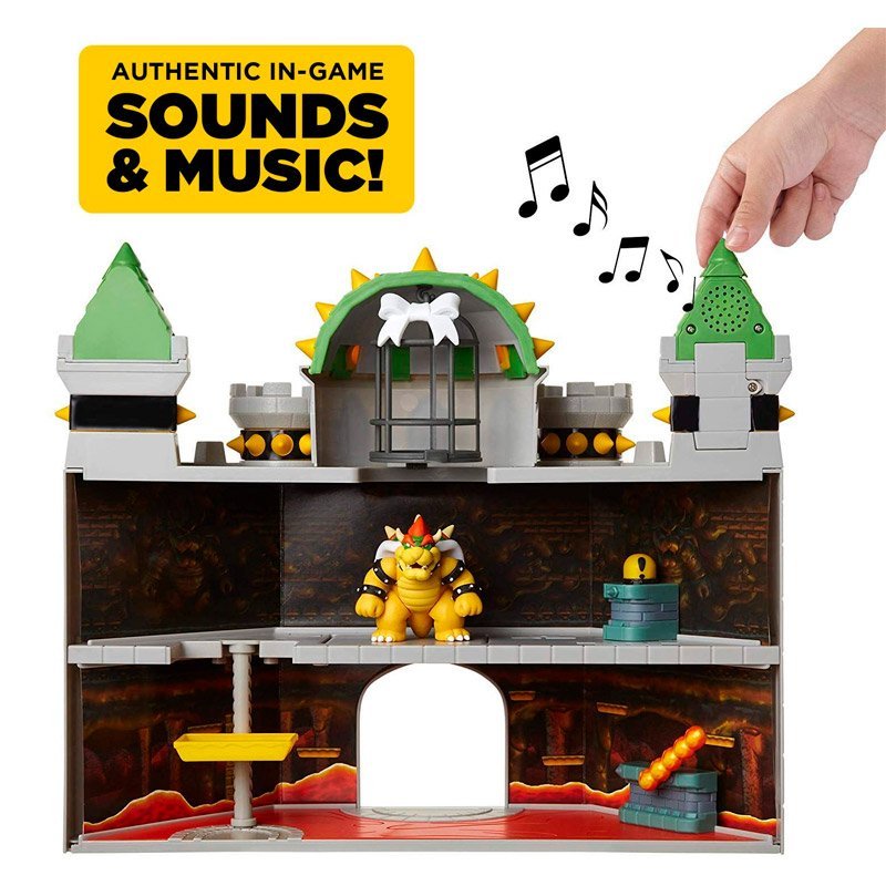 PLAY SET CASTILLO DELUXE DE BOWSER SUPER MARIO