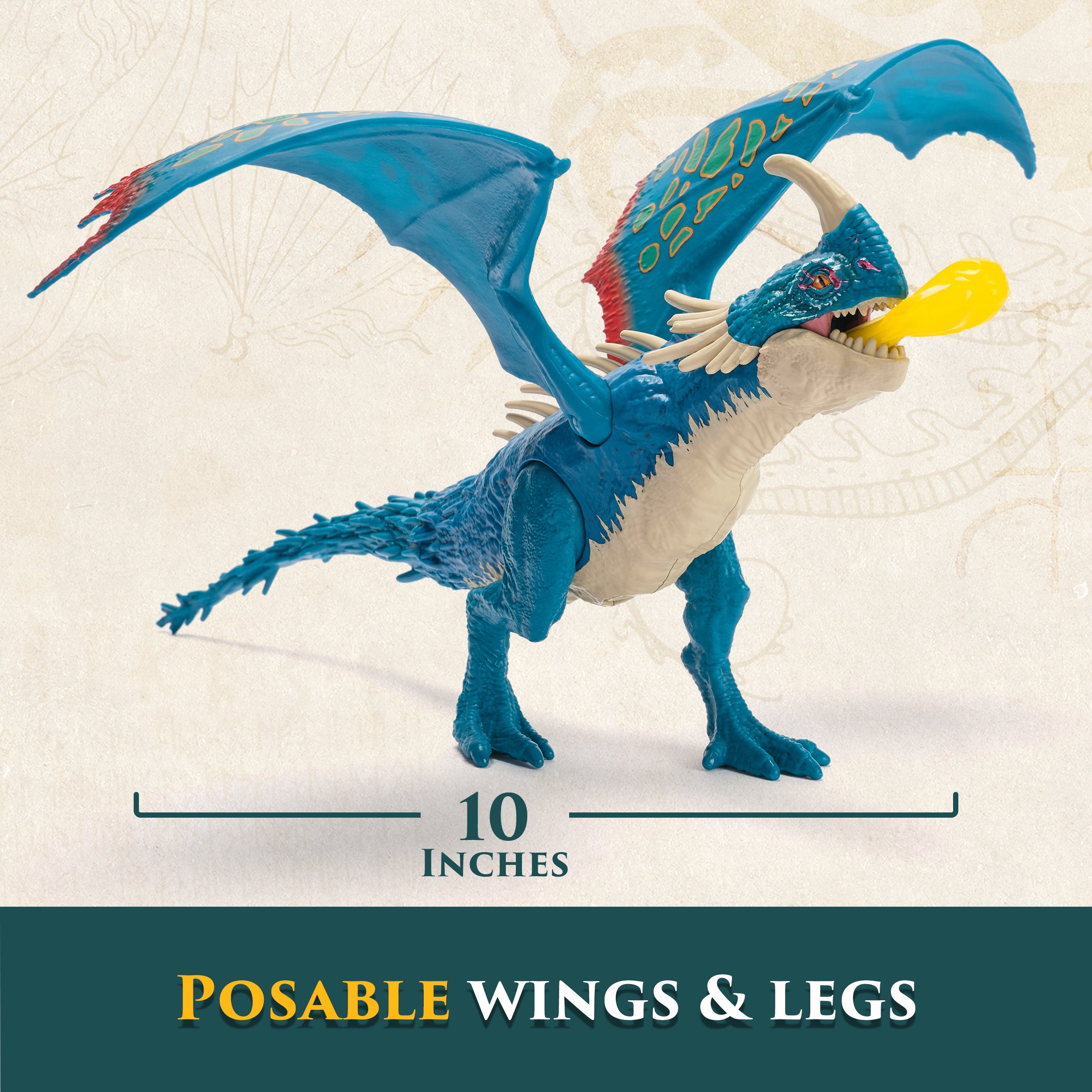 FIGURA NADDER MORTAL (DEADLY NADDER) EXPLOSIÓN DE FUEGO | SPINMASTER