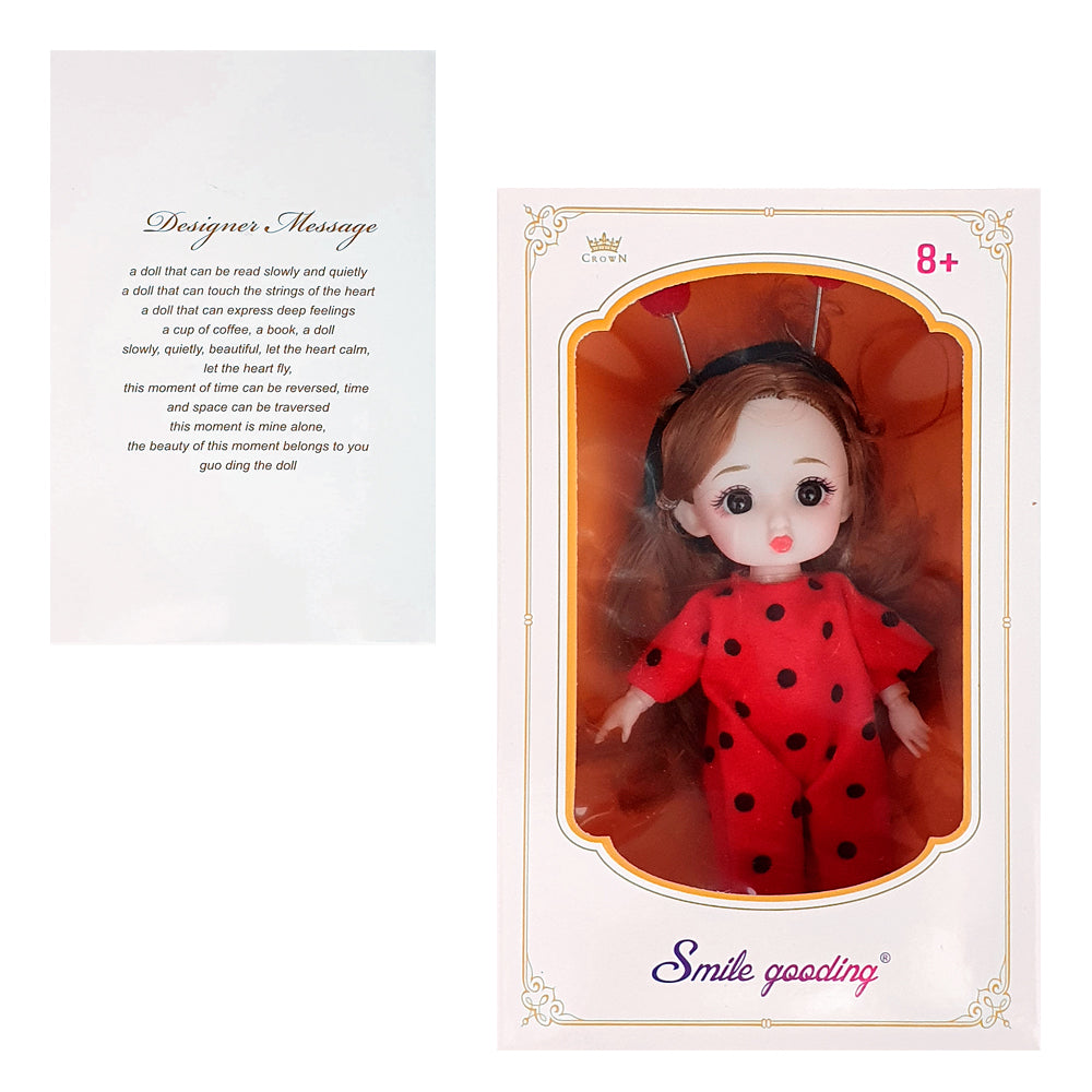 MUÑECA TRADICIONAL LADYBUG CUTE DOLL