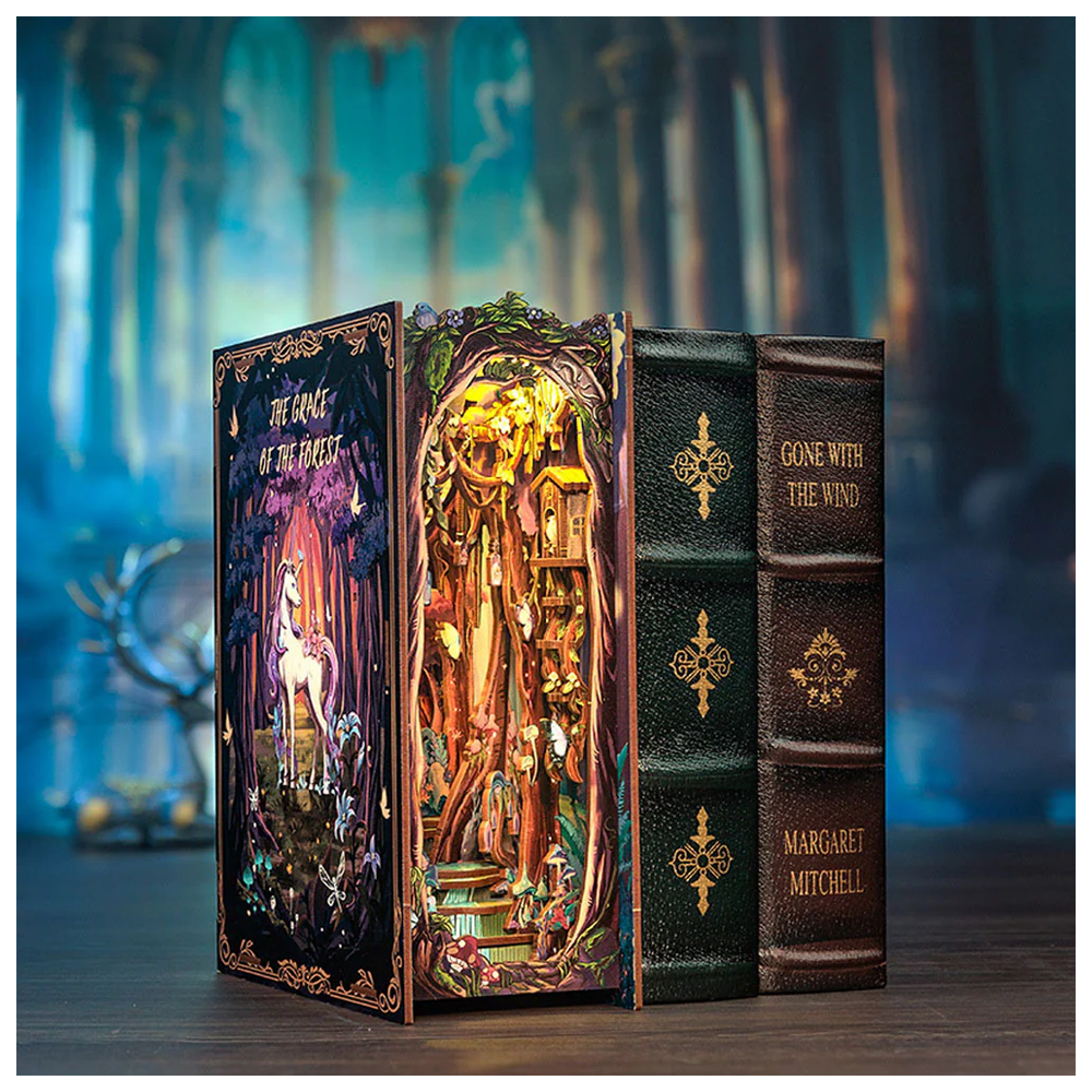 SEPARADOR SUJETA LIBROS THE GRACE OF THE FOREST PUZZLE 3D | CUTE BEE