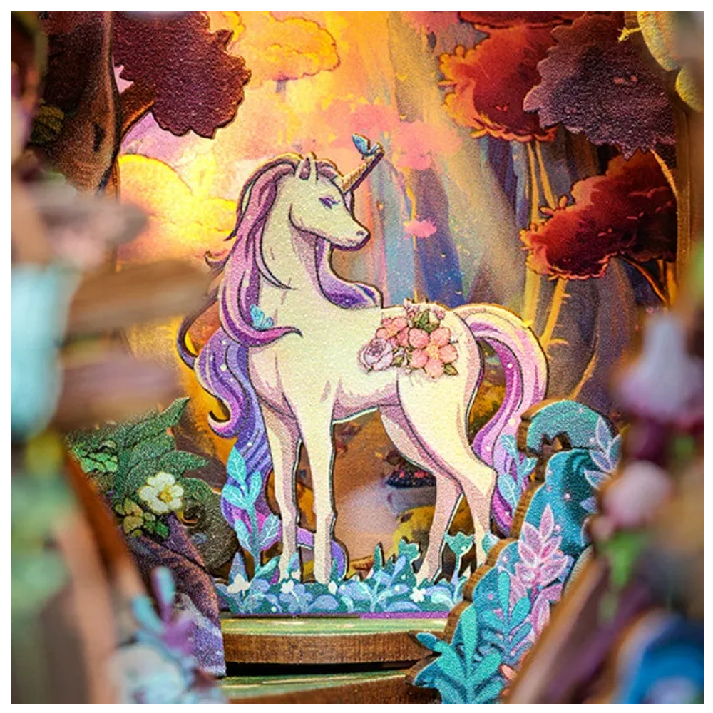 SEPARADOR SUJETA LIBROS THE GRACE OF THE FOREST PUZZLE 3D | CUTE BEE