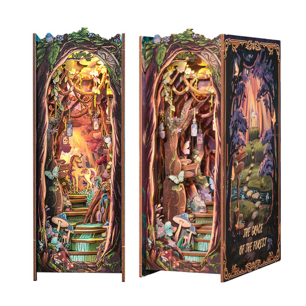 SEPARADOR SUJETA LIBROS THE GRACE OF THE FOREST PUZZLE 3D | CUTE BEE