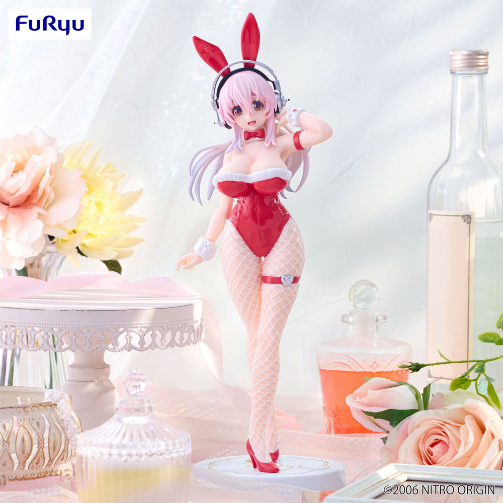 FIGURA SUPER SONICO BICUTE BUNNIES FIGURE RED RABBIT VER.