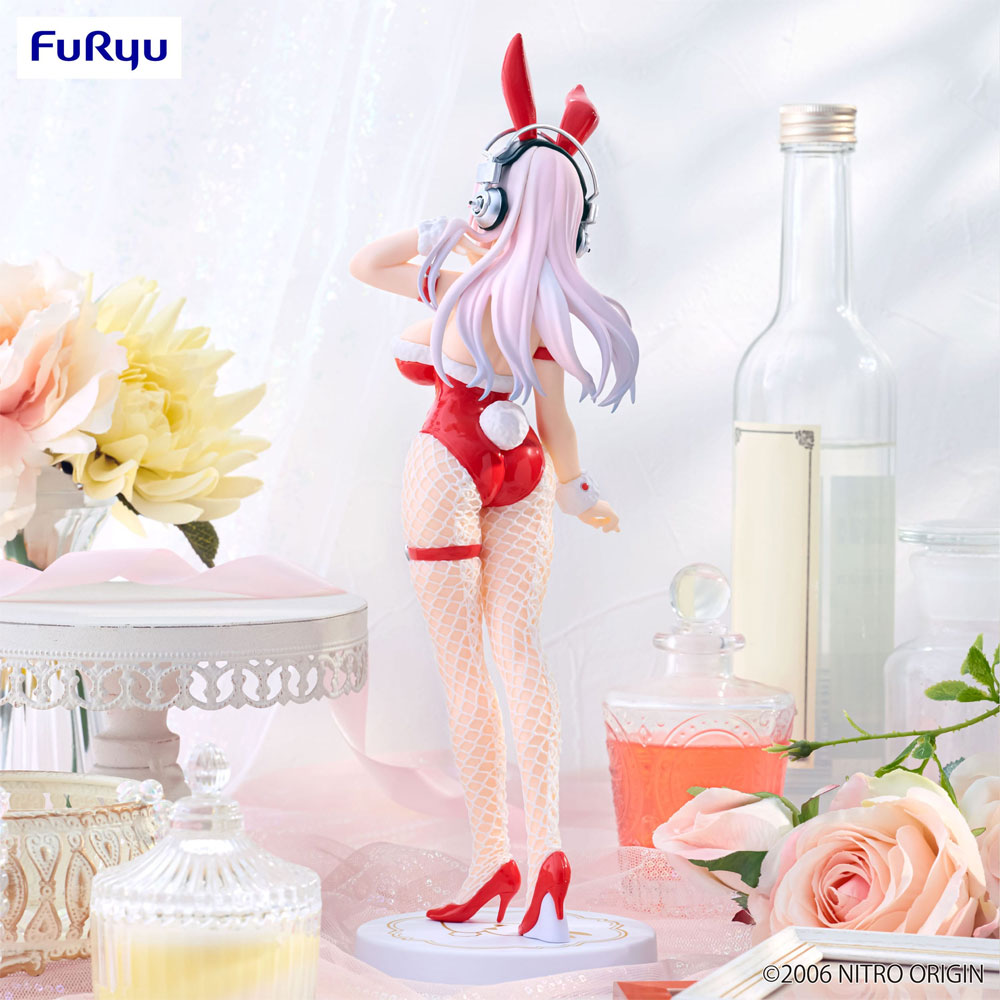 FIGURA SUPER SONICO BICUTE BUNNIES FIGURE RED RABBIT VER.