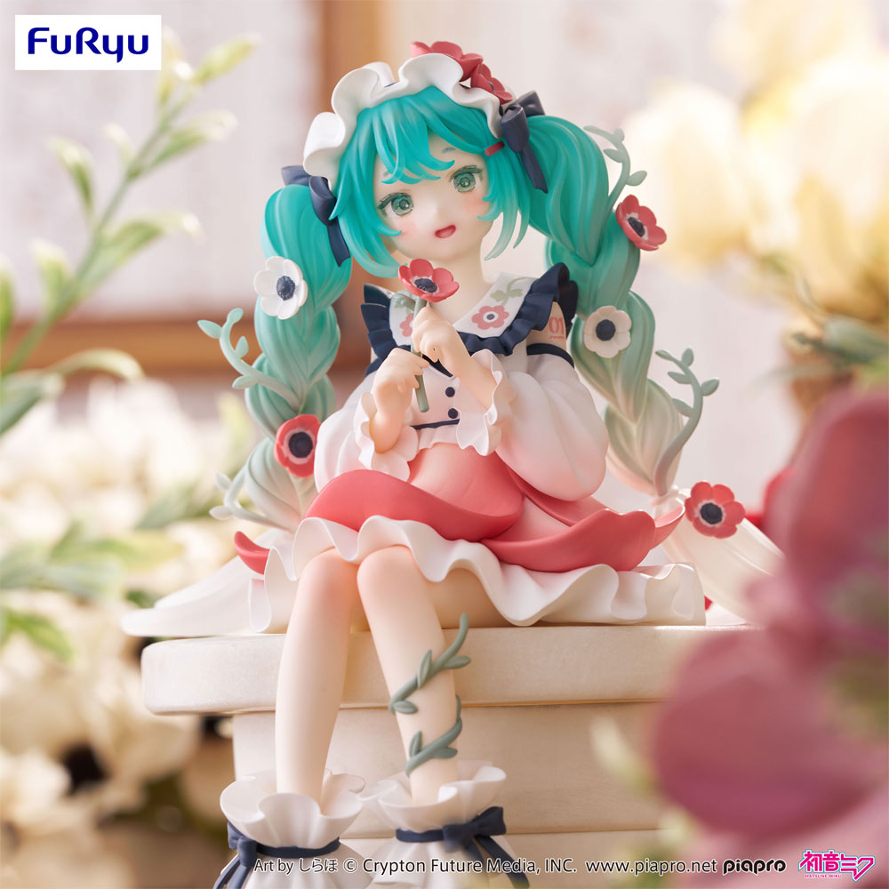 FIGURA NOODLE STOPPER HATSUNE MIKU FLOWER FAIRY ANEMONE
