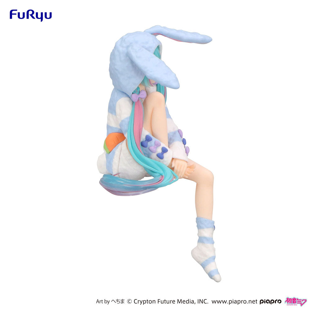 FIGURA NOODLE STOPPER HATSUNE MIKU RABBIT EAR HOOD PAJAMA BLUE COLOR VER.