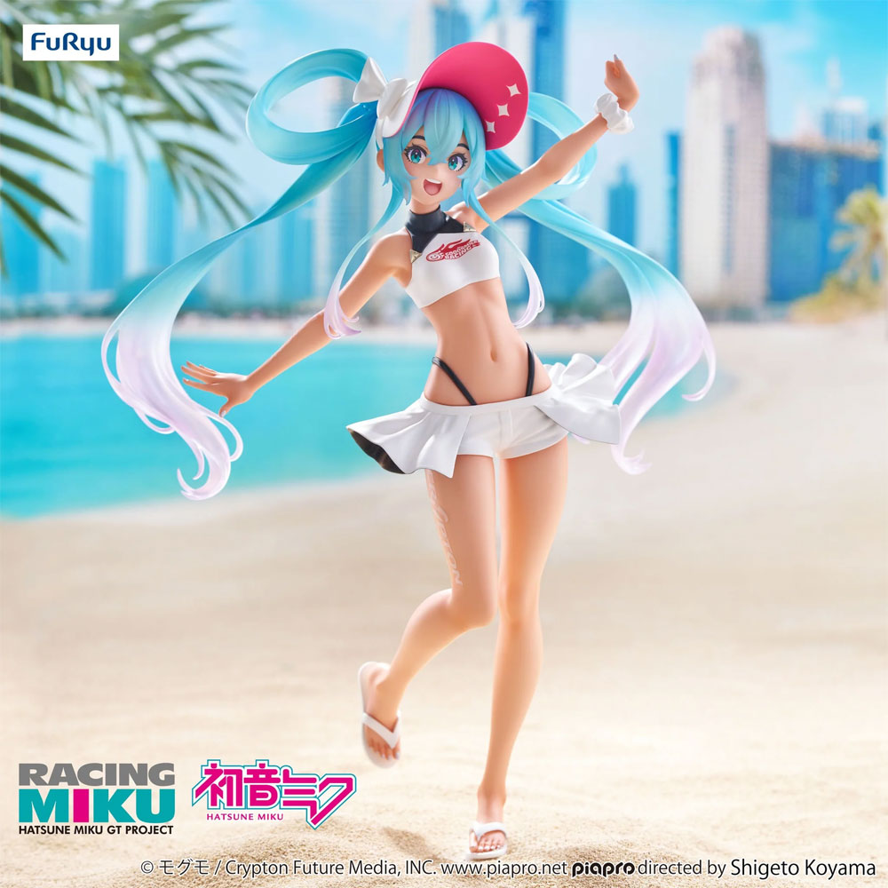 FIGURA TRIO TRY IT HATSUNE MIKU RACING MIKU 2024 SUMMER HOLIDAY VER.