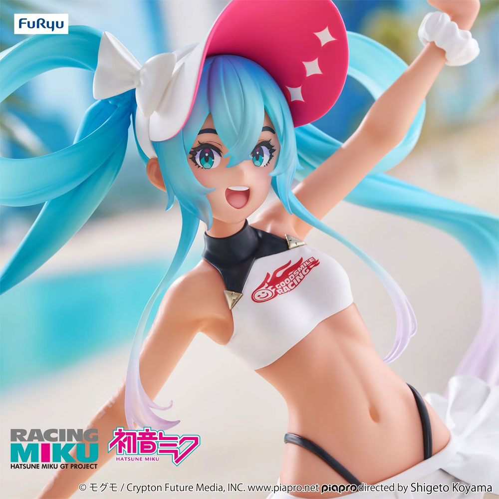 FIGURA TRIO TRY IT HATSUNE MIKU RACING MIKU 2024 SUMMER HOLIDAY VER.