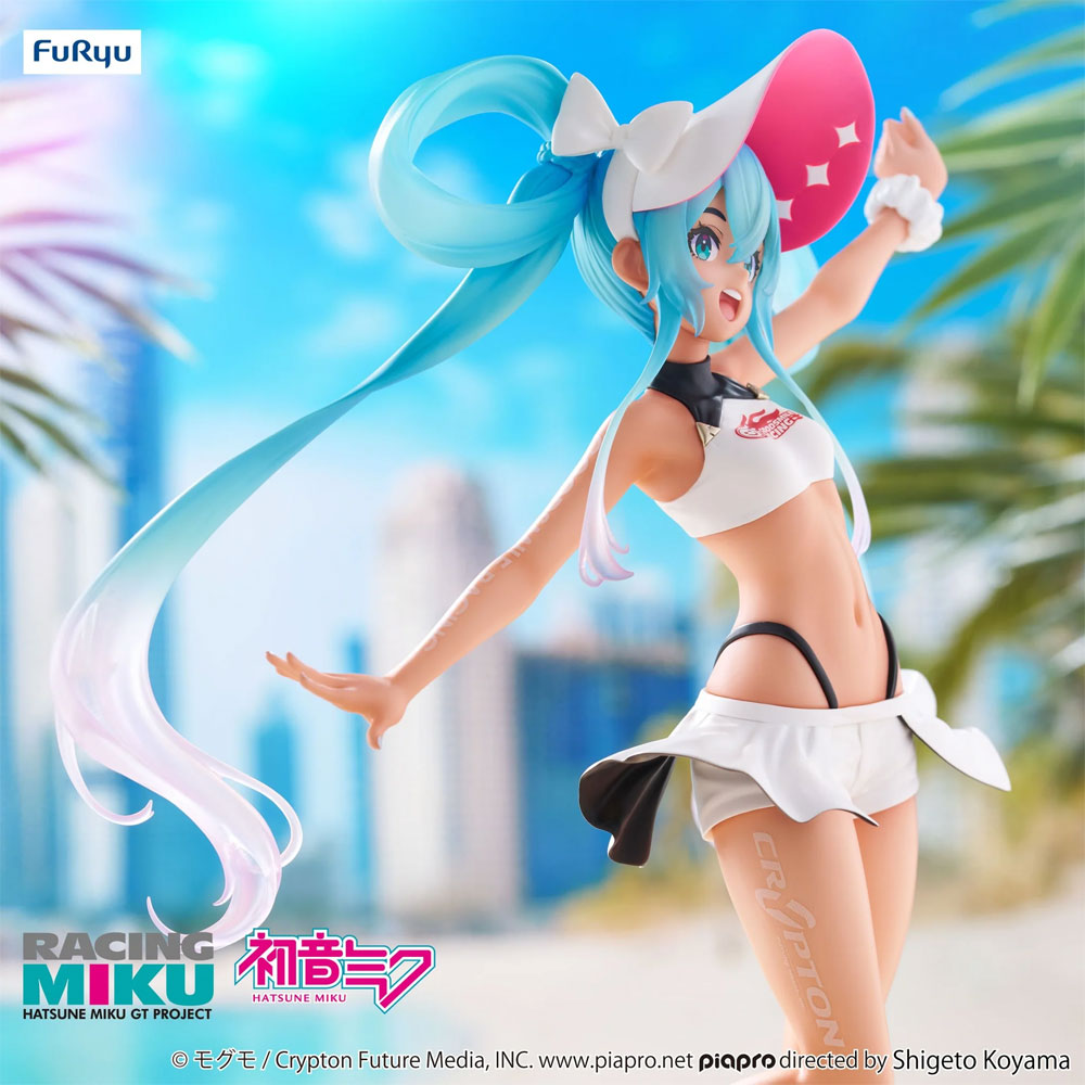 FIGURA TRIO TRY IT HATSUNE MIKU RACING MIKU 2024 SUMMER HOLIDAY VER.