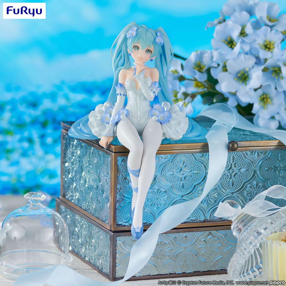 FIGURA NOODLE STOPPER HATSUNE MIKU FLOWER FAIRY NEMOPHILA US ONLY BONUS INCLUDE