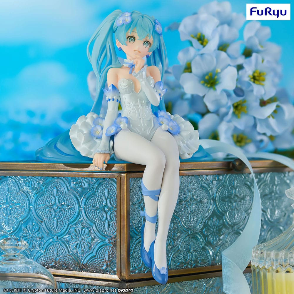 FIGURA NOODLE STOPPER HATSUNE MIKU FLOWER FAIRY NEMOPHILA US ONLY BONUS INCLUDE