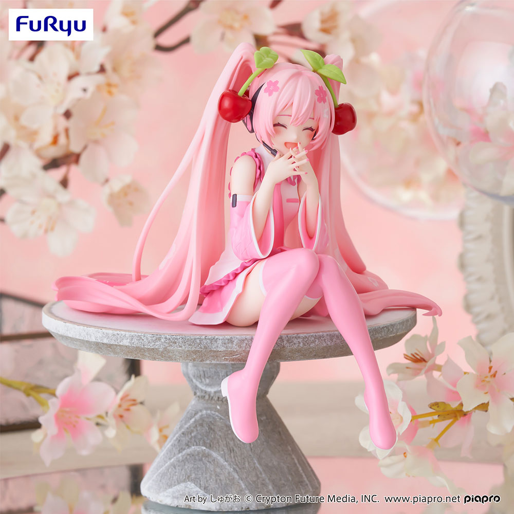 FIGURA NOODLE STOPPER SAKURA MIKU 2023 SMILE VER.