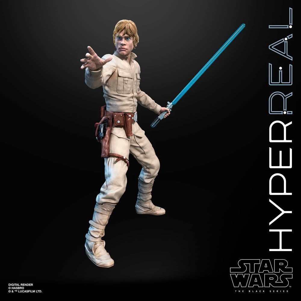 STAR WARS THE BLACK SERIES HYPER REAL LUKE SKYWALKER