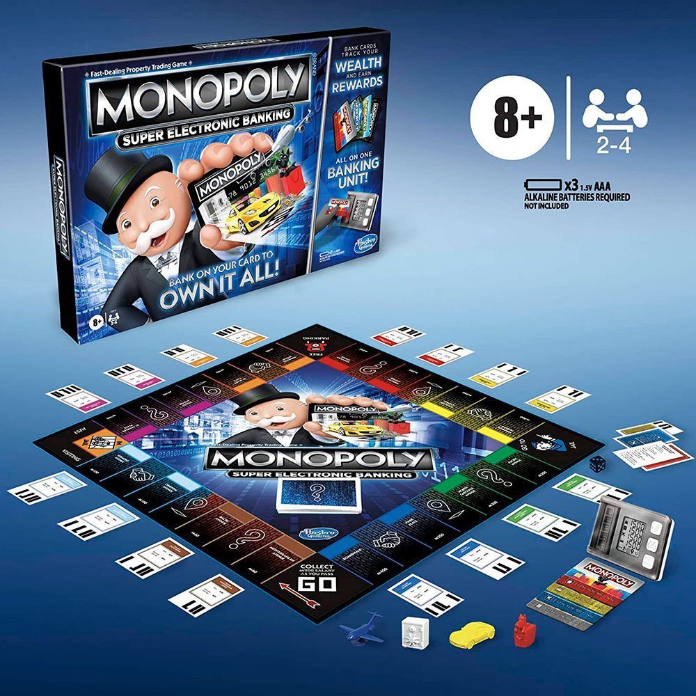 HASBRO GAMING MONOPOLY SUPER BANCO ELECTRÓNICO (ESPAÑOL)