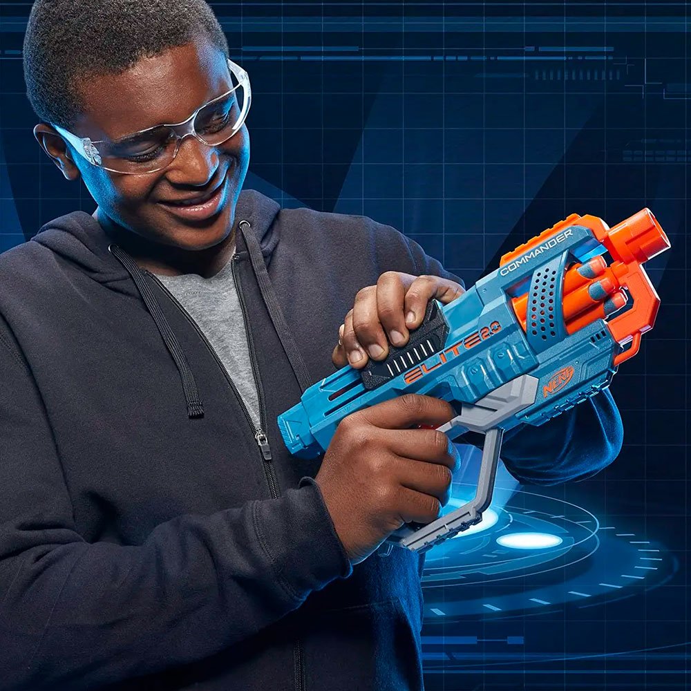 NERF ELITE 2.0 COMMANDER RD-6 – IRION Juguetería