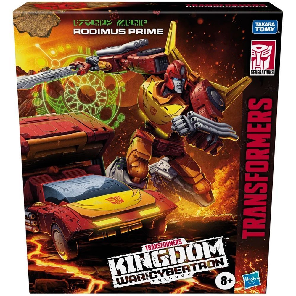 TRANSFORMERS KINGDOM WAR FOR CYBERTRON TRIOLOGY COMMANDER CLASS RODIMUS PRIME