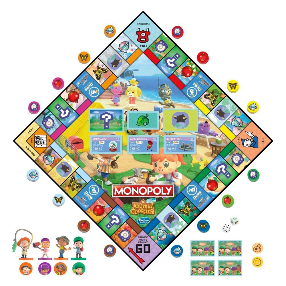 HASBRO GAMING MONOPOLY ANIMAL CROSSING