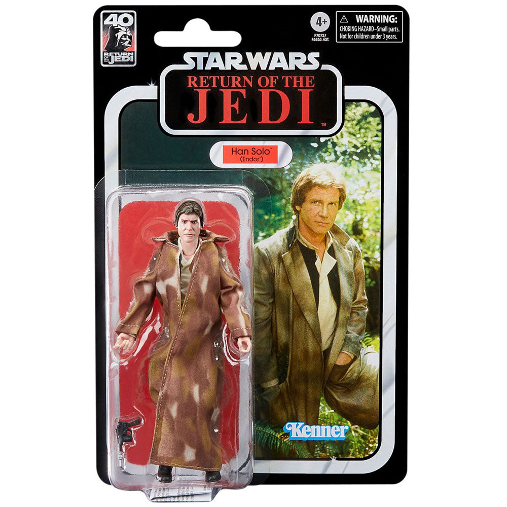 STAR WARS BLACK SERIES 40 RETURN OF THE JEDI HAN SOLO (ENDOR)