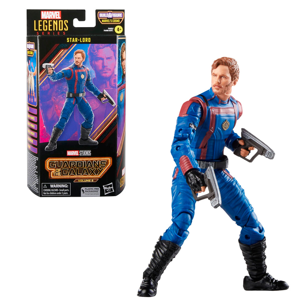 MARVEL LEGENDS STAR LORD GUARDIANES DE LA GALAXIA