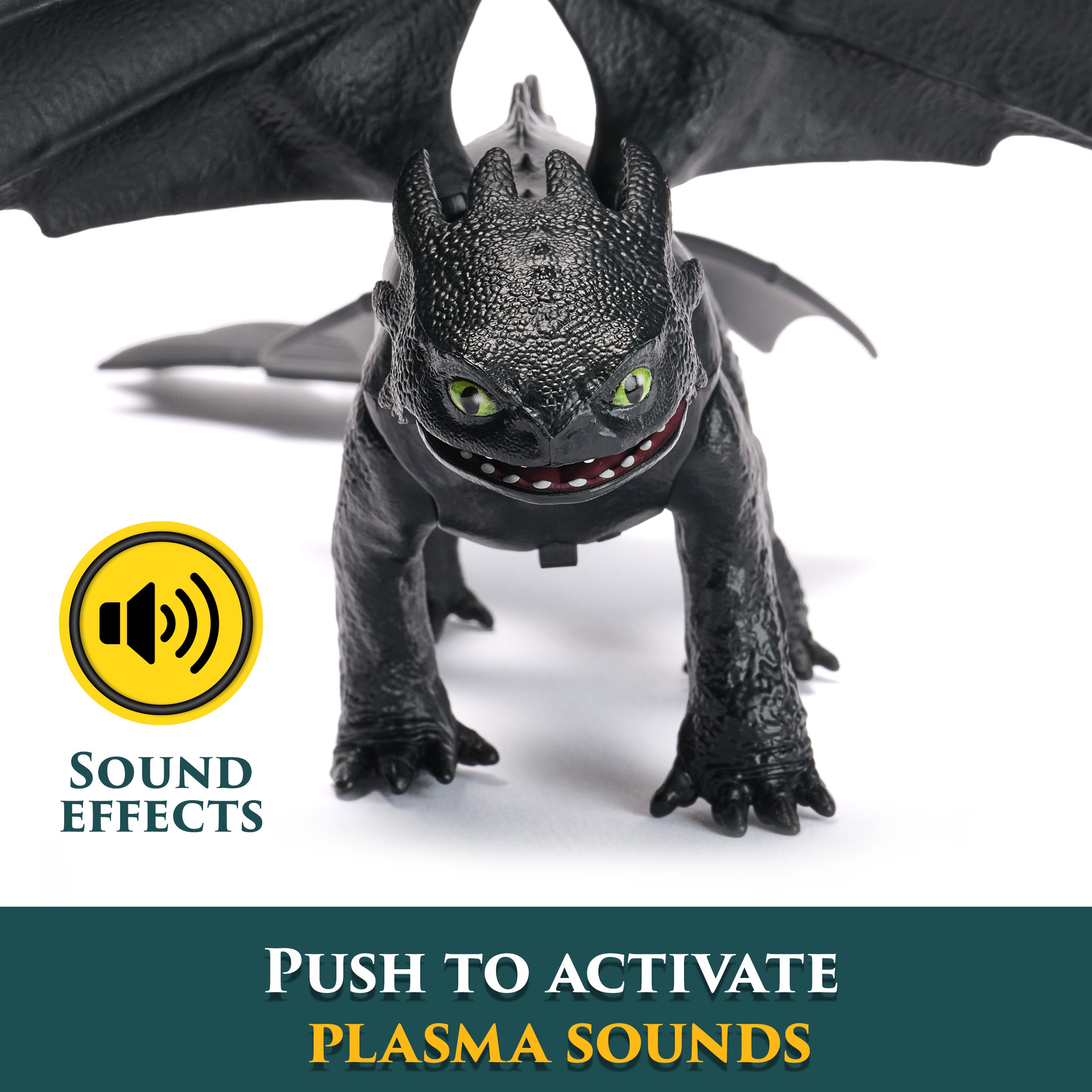 FIGURA CHIMUELO (TOOTHLESS) SONIDOS DE PLASMA | SPINMASTER