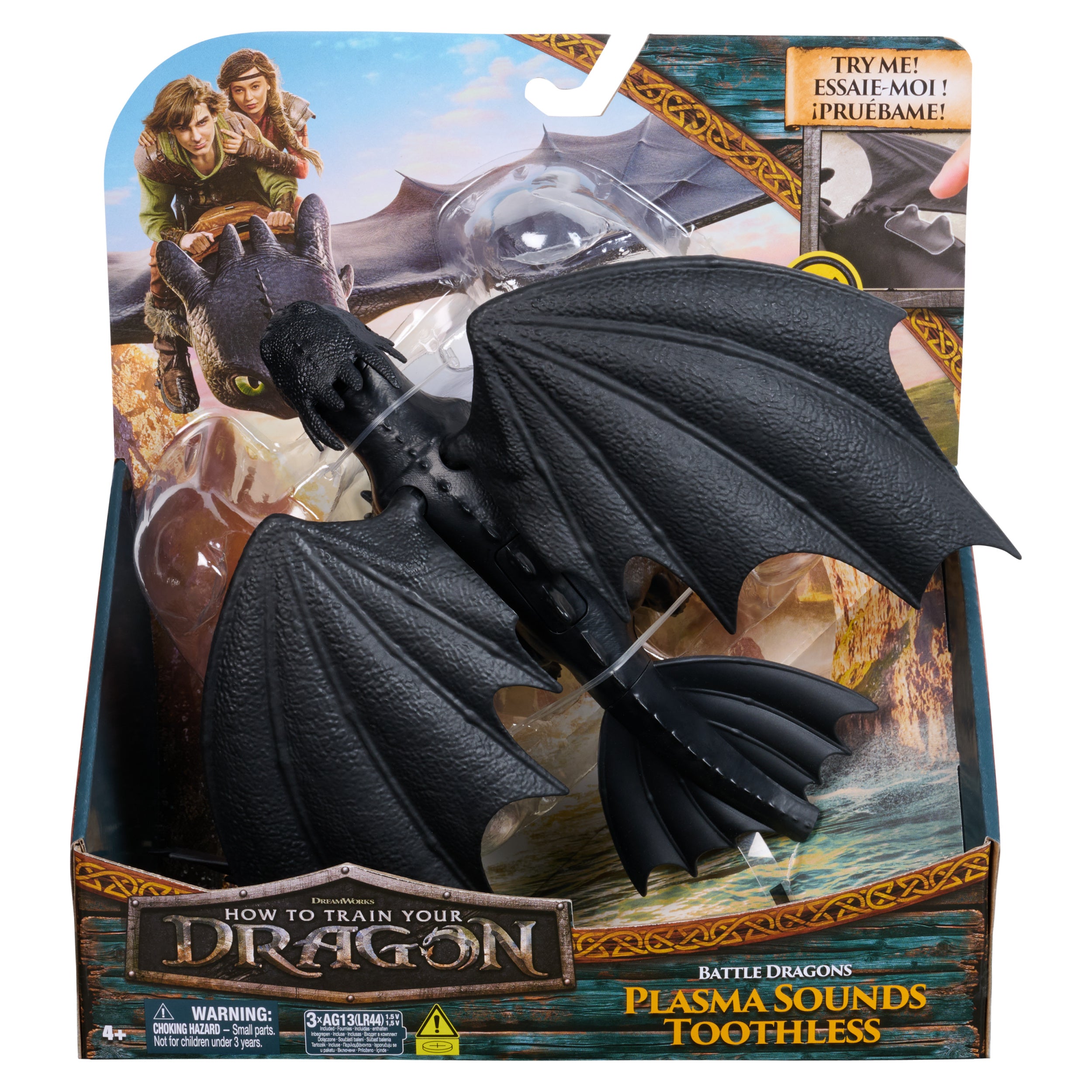 FIGURA CHIMUELO (TOOTHLESS) SONIDOS DE PLASMA | SPINMASTER