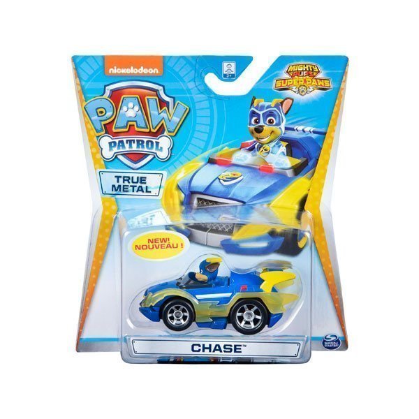 PAW PATROL TRUE METAL MAIGHTY PUPS SUPER PAWS CHASE