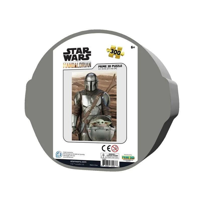 PUZZLE LENTICULAR MANDALORIAN CAJA 3D STAR WARS 300 pcs| ANSALDO