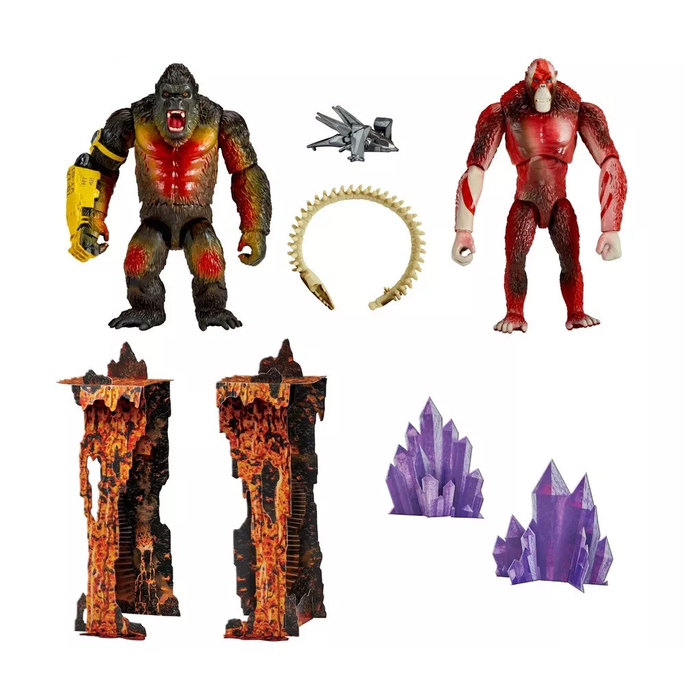 FIGURAS KONG VS SKAR KING GODZILLA VS KONG | PLAYMATES