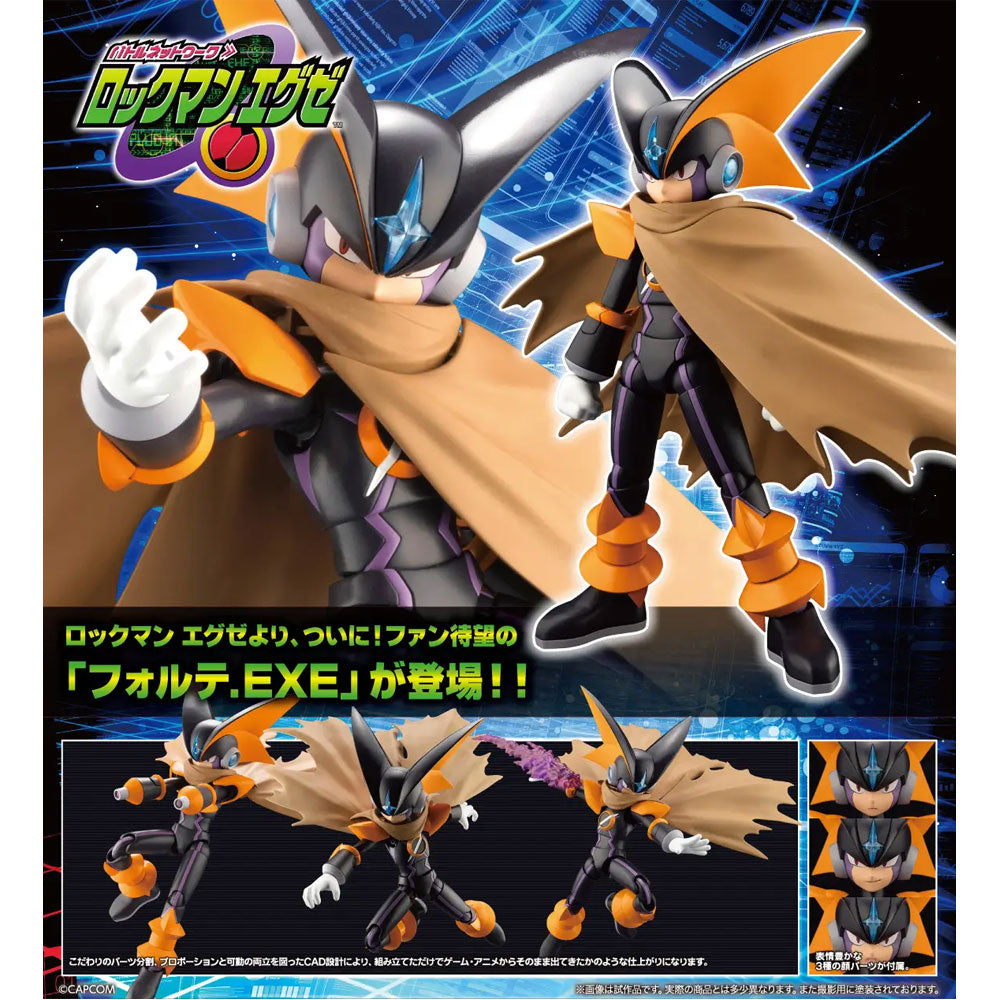 MAQUETA KOTOBUKIYA BASS.EXE MEGA MAN BATTLE NETWORK