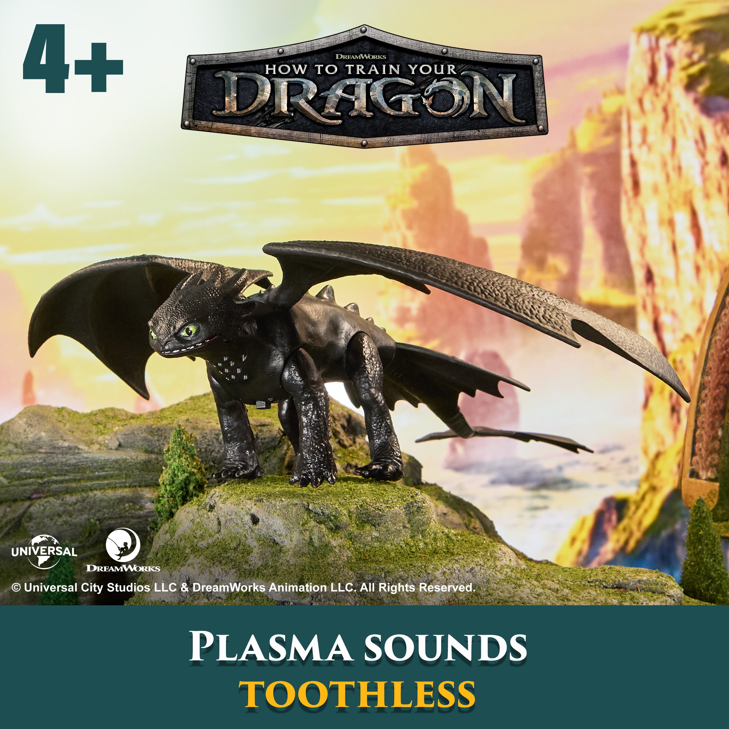 FIGURA CHIMUELO (TOOTHLESS) SONIDOS DE PLASMA | SPINMASTER