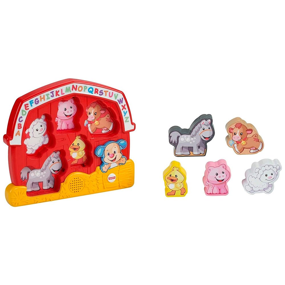 FISHER PRICE ROMPECABEZAS SONIDOS ANIMALES DE LA GRANJA