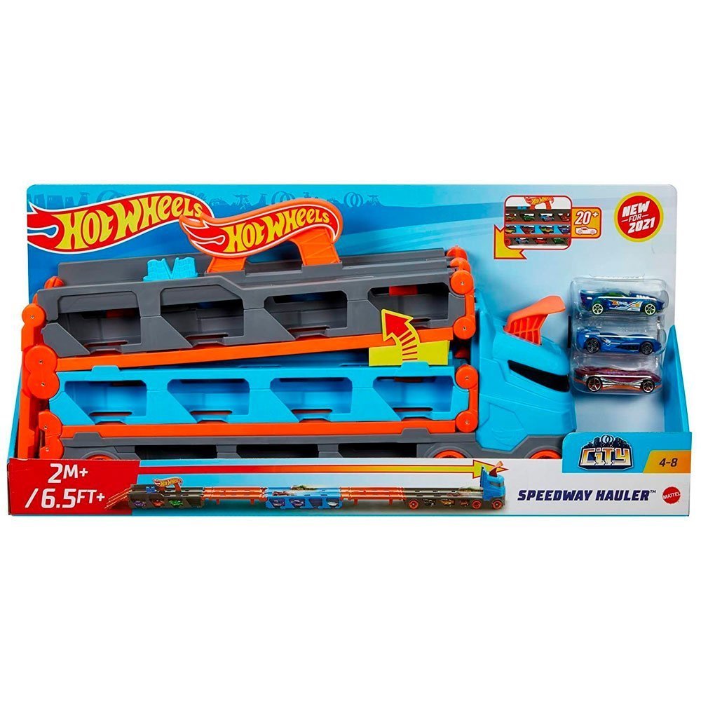 HOT WHEELS SPEEDWAY HAULER REMOLQUE PISTA DE CARRERAS