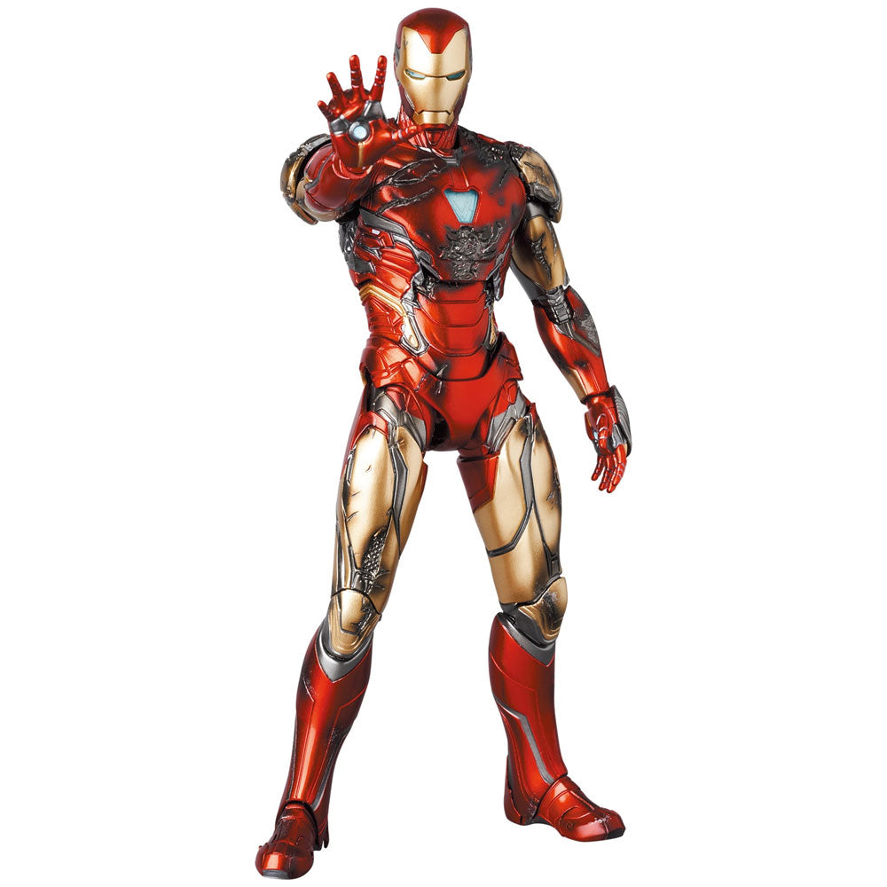 アメコミ MAFEX 195 IRON MAN (BATTLE DAMAGE Ver.) MAFEX No.195 IRON MAN MARK85 (BATTLE DAMAGE Ver.) (完成品